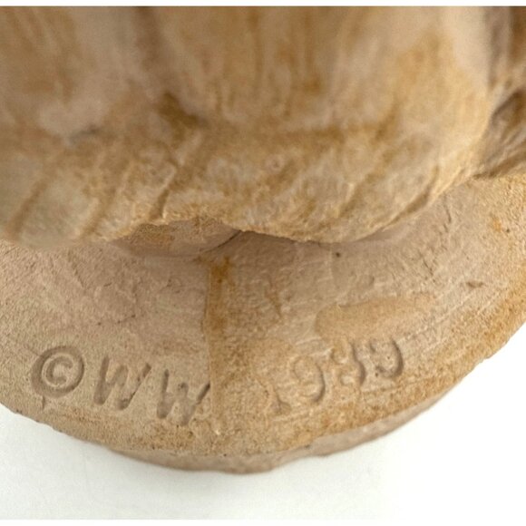 Vintage Wood World Inc 1989 Santa Old World Paintable Resin Figurines - Picture 5 of 11